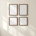 Frame Premium Interior Mockup — Plain Square Frame Portrait 2:3 — Perspective View — #00406 | MockupBulk