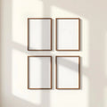 Frame Interior Frame Mockup — Plain Square Frame Portrait 2:3 — Perspective View — #00409 | MockupBulk