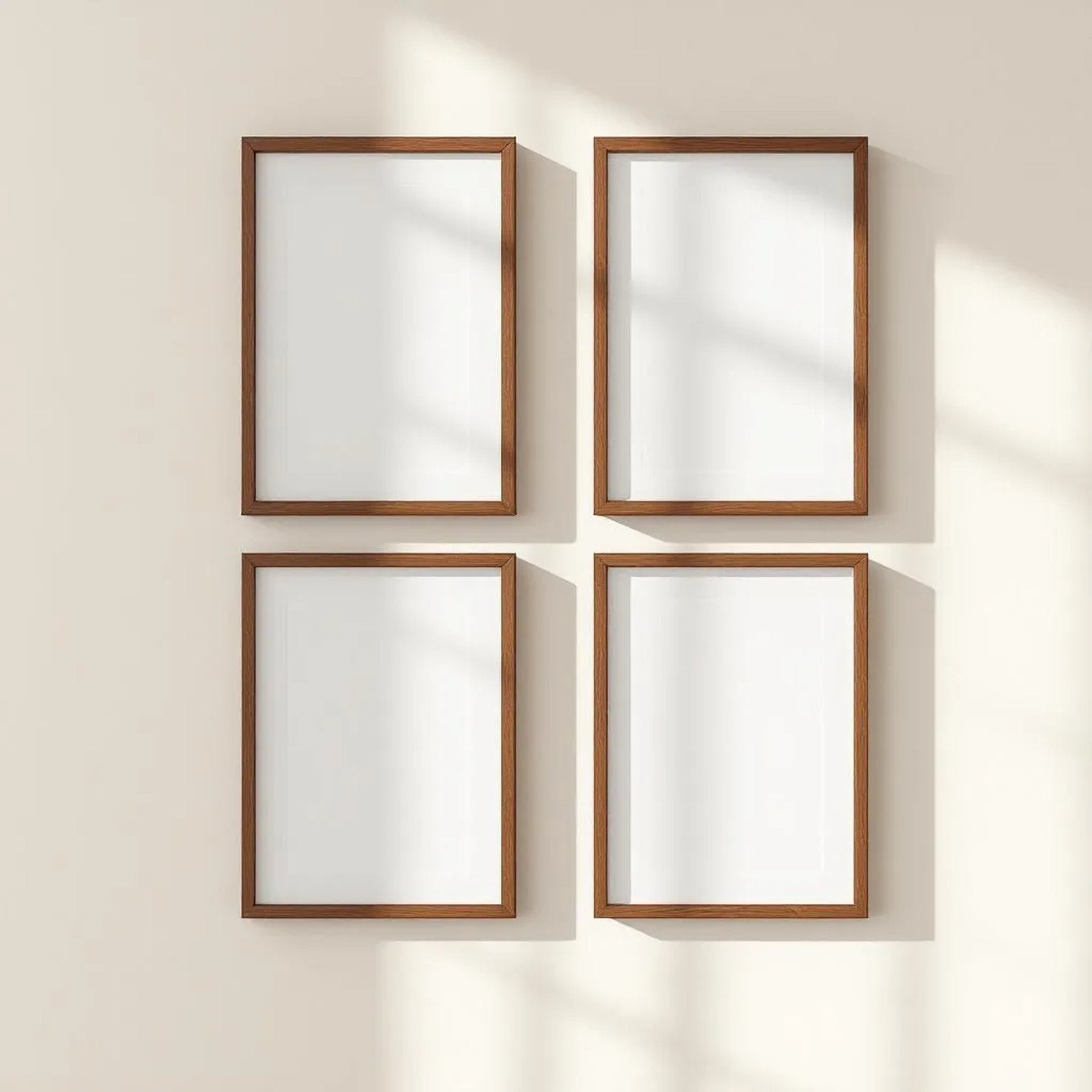 Frame Styled Room Mockup — Plain Square Frame Portrait 5:7 — Perspective View — #00412 | MockupBulk