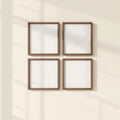 Frame Premium Interior Mockup — Plain Square Frame Square 1:1 — Perspective View — #00418 | MockupBulk