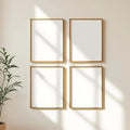 Frame Styled Room Mockup — Plain Square Frame Portrait 4:5 — Perspective View — #00421 | MockupBulk