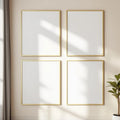 Frame Editorial Room Mockup — Plain Square Frame Portrait 2:3 — Perspective View — #00424 | MockupBulk