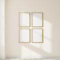Frame Room Scene Mockup — Plain Square Frame Landscape 3:4 — Perspective View — #00430 | MockupBulk