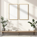 Frame Professional Frame Mockup — Plain Square Frame Portrait 4:5 — Perspective View — #00433 | MockupBulk