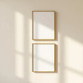 Frame Styled Room Mockup — Plain Square Frame Portrait 2:3 — Perspective View — #00436 | MockupBulk