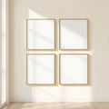 Frame High-Res Frame Mockup — Plain Square Frame Landscape 11x14 — Perspective View — #00439 | MockupBulk
