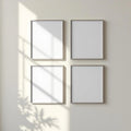 Frame Lifestyle Frame Mockup — Plain Square Frame Portrait 2:3 — Perspective View — #00442 | MockupBulk