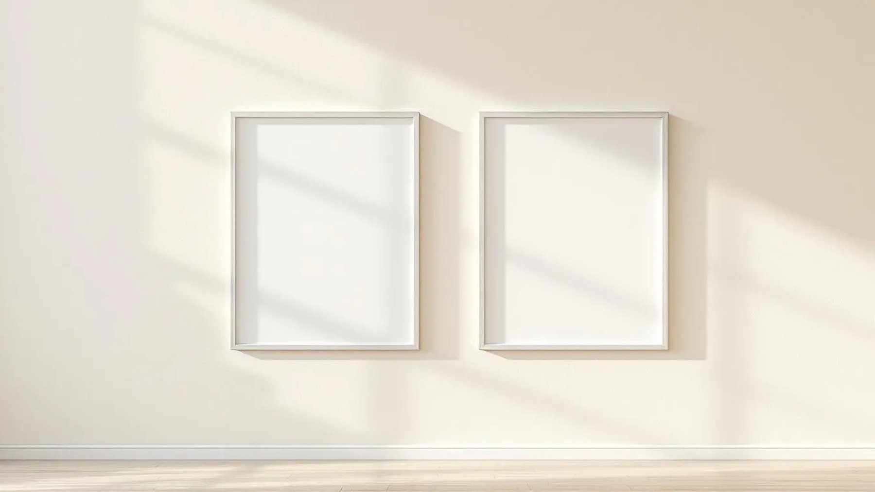 Frame High-Res Frame Mockup — Silver Frame Square 1:1 — Perspective View — #00443 | MockupBulk