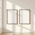 Frame Editorial Room Mockup — Plain Square Frame Portrait 2:3 — Perspective View — #00484 | MockupBulk