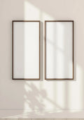 Frame Lifestyle Frame Mockup — Espresso Frame Portrait 2:3 — Perspective View — #00486 | MockupBulk