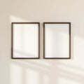 Frame Interior Frame Mockup — Plain Square Frame Square 1:1 — Perspective View — #00490 | MockupBulk