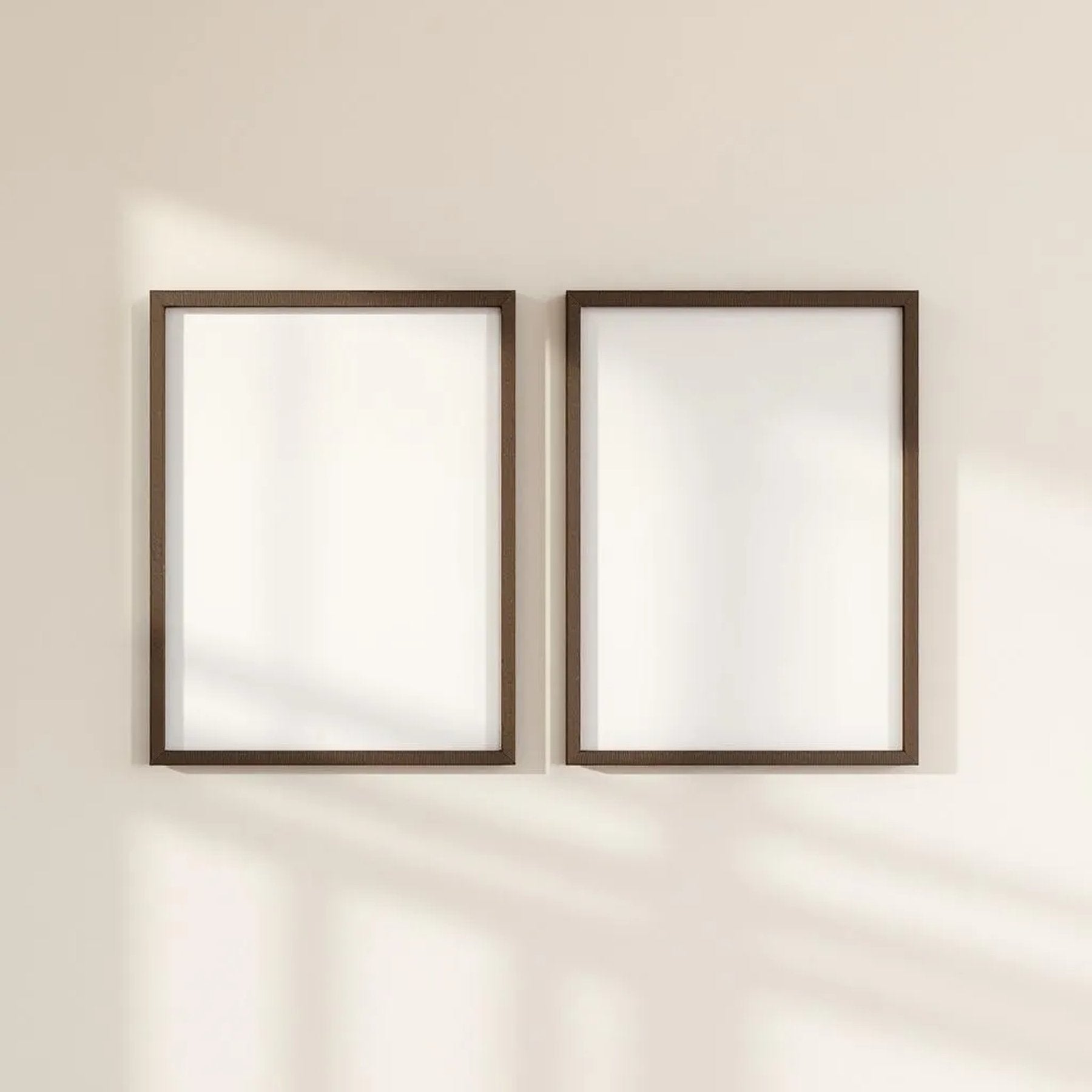 Frame Interior Frame Mockup — Plain Square Frame Square 1:1 — Perspective View — #00490 | MockupBulk
