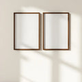 Frame Professional Frame Mockup — Plain Square Frame Portrait 2:3 — Perspective View — #00499 | MockupBulk