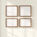 Frame Styled Room Mockup — Plain Square Frame Square 1:1 — Perspective View — #00502 | MockupBulk