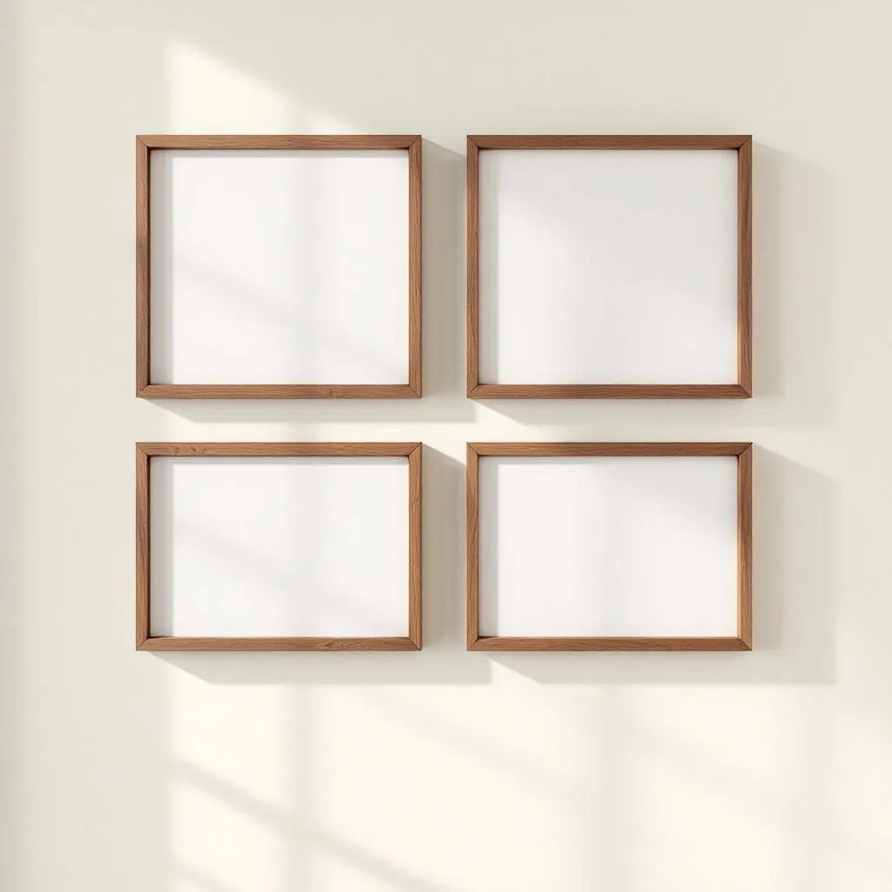 Frame Styled Room Mockup — Plain Square Frame Square 1:1 — Perspective View — #00502 | MockupBulk