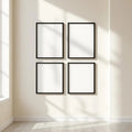 Frame Styled Room Mockup — Plain Square Frame Portrait 2:3 — Perspective View — #00511 | MockupBulk