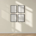 Frame Lifestyle Frame Mockup — Plain Square Frame Portrait 2:3 — Perspective View — #00514 | MockupBulk