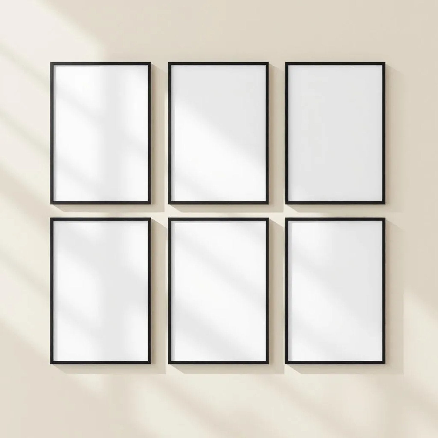 Frame Professional Frame Mockup — Plain Square Frame Square 1:1 — Perspective View — #00520 | MockupBulk