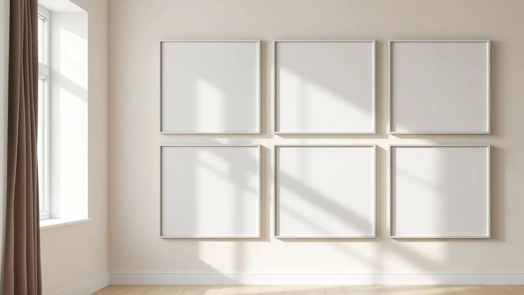 Frame Professional Frame Mockup — White Frame Portrait 4:5 — Perspective View — #00530 | MockupBulk