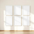 Frame Interior Frame Mockup — Plain Square Frame Square 1:1 — Perspective View — #00538 | MockupBulk