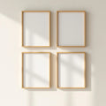 Frame Lifestyle Frame Mockup — Plain Square Frame Portrait 4:5 — Perspective View — #00553 | MockupBulk