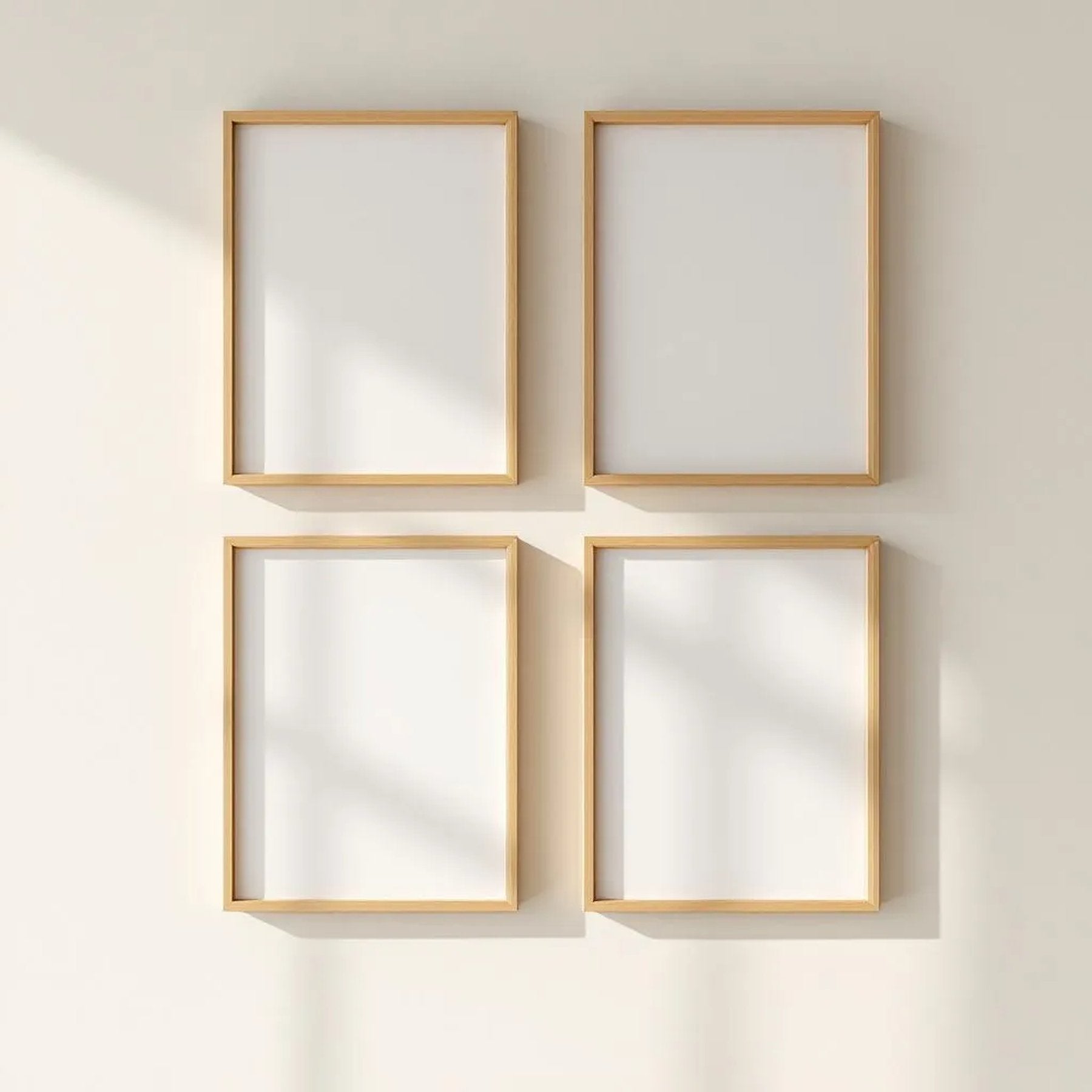 Frame Lifestyle Frame Mockup — Plain Square Frame Portrait 4:5 — Perspective View — #00553 | MockupBulk