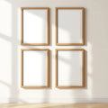 Frame Editorial Room Mockup — Plain Square Frame Portrait 2:3 — Perspective View — #00556 | MockupBulk