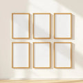 Frame Editorial Room Mockup — Plain Square Frame Square 1:1 — Perspective View — #00559 | MockupBulk