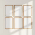 Frame Editorial Room Mockup — Plain Square Frame Portrait 2:3 — Perspective View — #00562 | MockupBulk