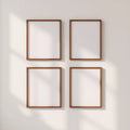 Frame Wall Art Mockup — Plain Square Frame Portrait 2:3 — Perspective View — #00568 | MockupBulk