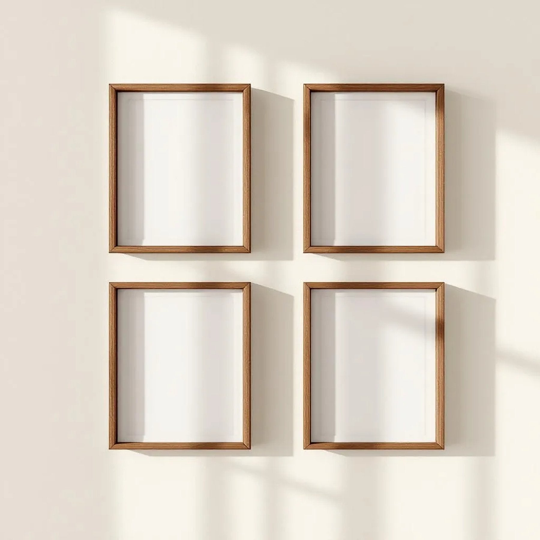 Frame Lifestyle Frame Mockup — Plain Square Frame Portrait 2:3 — Perspective View — #00574 | MockupBulk