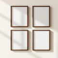 Frame High-Res Frame Mockup — Plain Square Frame Portrait 2:3 — Perspective View — #00577 | MockupBulk