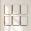 Frame Frame Display Mockup — Plain Square Frame Landscape 3:4 — Perspective View — #00583 | MockupBulk