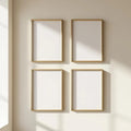 Frame Interior Frame Mockup — Plain Square Frame Portrait 2:3 — Perspective View — #00598 | MockupBulk