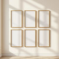 Frame Frame Display Mockup — Plain Square Frame Portrait 4:5 — Perspective View — #00601 | MockupBulk