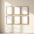 Frame Frame Display Mockup — Plain Square Frame Portrait 2:3 — Perspective View — #00607 | MockupBulk