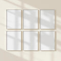 Frame Interior Frame Mockup — Plain Square Frame Portrait 2:3 — Perspective View — #00610 | MockupBulk