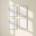 Frame Interior Frame Mockup — Plain Square Frame Portrait 2:3 — Perspective View — #00613 | MockupBulk