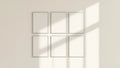 Frame Wall Art Mockup — Silver Frame Portrait 2:3 — Perspective View — #00614 | MockupBulk