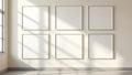 Frame Wall Art Mockup — Silver Frame Portrait 5:7 — Perspective View — #00620 | MockupBulk