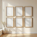 Frame High-Res Frame Mockup — Plain Square Frame Portrait 2:3 — Perspective View — #00640 | MockupBulk