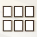 Frame Room Scene Mockup — Plain Square Frame Square 1:1 — Perspective View — #00652 | MockupBulk