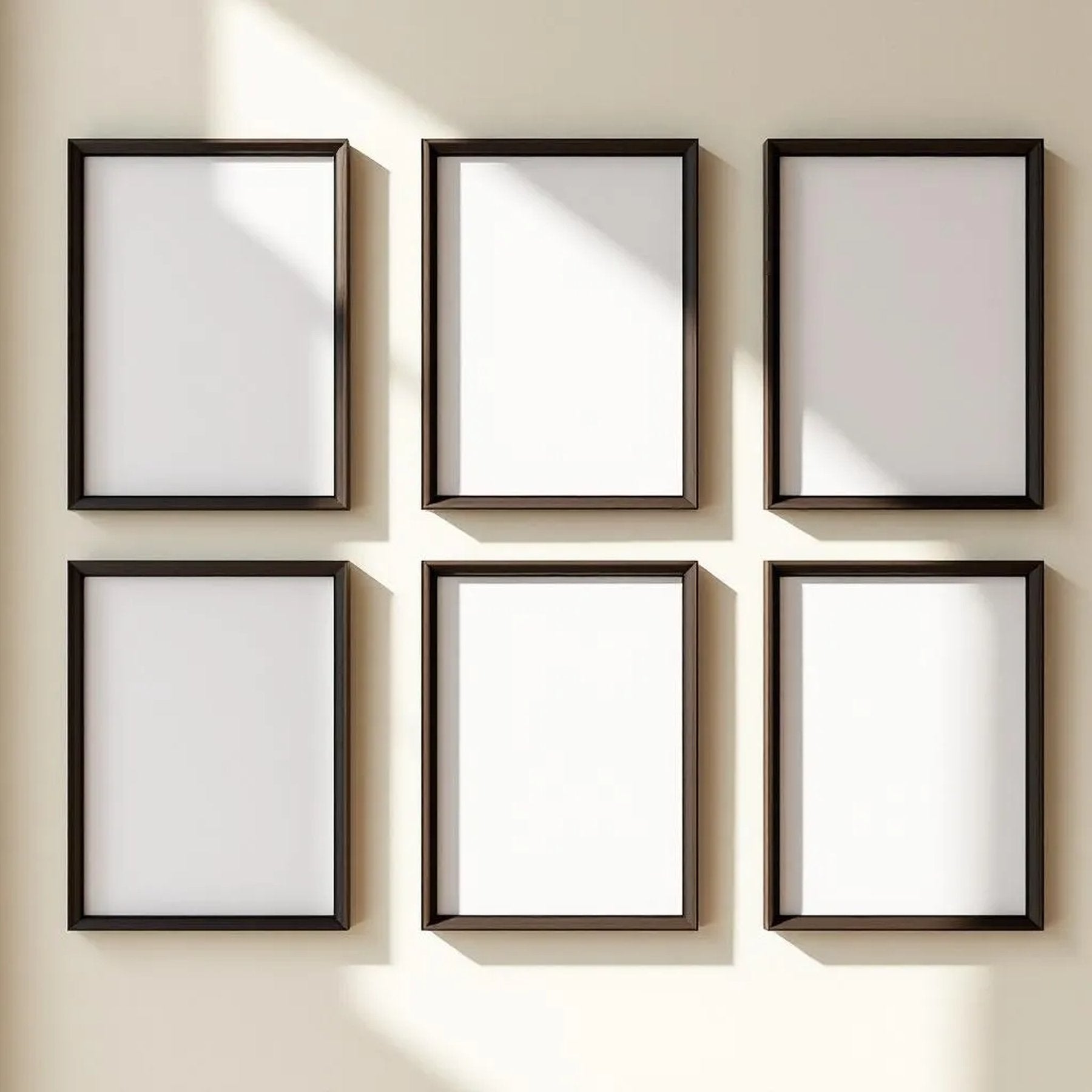 Frame Styled Room Mockup — Plain Square Frame Landscape 3:4 — Perspective View — #00655 | MockupBulk