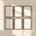 Frame Premium Interior Mockup — Plain Square Frame Portrait 2:3 — Perspective View — #00667 | MockupBulk