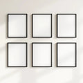 Frame Editorial Room Mockup — Plain Square Frame Square 1:1 — Perspective View — #00682 | MockupBulk