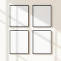 Frame Editorial Room Mockup — Plain Square Frame Square 1:1 — Perspective View — #00691 | MockupBulk