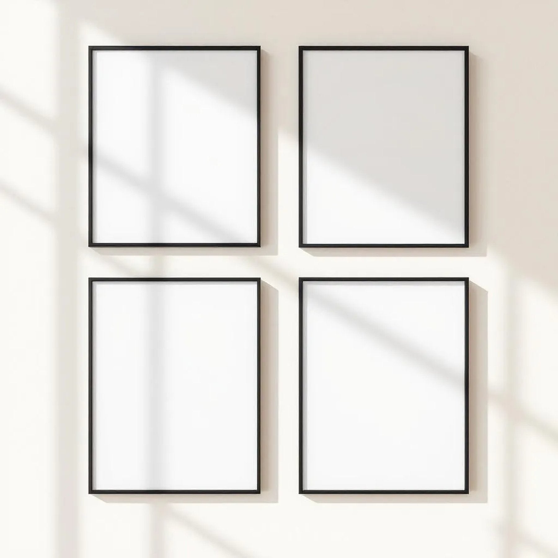 Frame Editorial Room Mockup — Plain Square Frame Square 1:1 — Perspective View — #00691 | MockupBulk