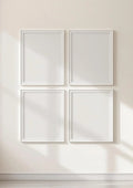 Frame Professional Frame Mockup — White Frame Portrait 2:3 — Perspective View — #00711 | MockupBulk