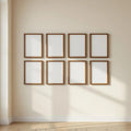 Frame Frame Display Mockup — Plain Square Frame Square 1:1 — Perspective View — #00736 | MockupBulk