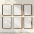 Frame High-Res Frame Mockup — Plain Square Frame A-Series (A4 / A3) — Perspective View — #00742 | MockupBulk